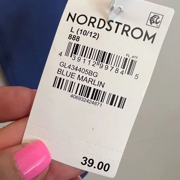 Zella Girl’s Leggings Blue Marlin - Picture 5 of 8